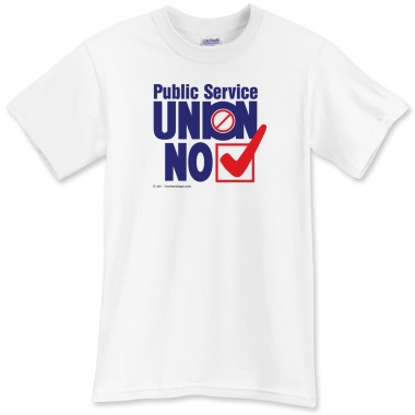 Public Service Unions NO - shirt