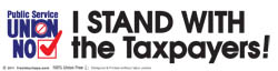 I Stand with the Taxpayers! - sticker