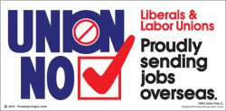 Union NO (ver. 3)- sticker